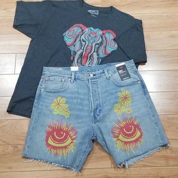 Levi's Crazy Leg 93 Shorts - Picture 6 of 8